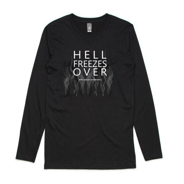 Hell Freezes Over - Mens Ink Longsleeve Tee Thumbnail